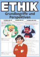 Vorschau - Stundenentwürfe - Grundbegriffe und Perspektiven der Ethik - wachsendes Materialpaket - Deckblatt