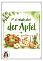 Vorschau - Arbeitsblätter - Materialpaket - der Apfel - Deckblatt