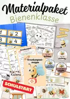 Vorschau - Arbeitsblätter - Materialpaket: Bienenklasse Schulstart - Deckblatt