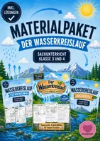 Vorschau - Arbeitsblätter - Materialpaket - Der Wasserkreislauf Sachunterricht - Deckblatt