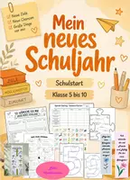 Vorschau - Stundenentwürfe - Materialpaket: Mein neues Schuljahr - Schulstart - Deckblatt
