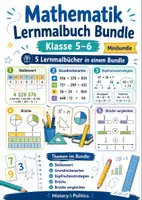 Vorschau - Arbeitsblätter - Mathematik Lernmalbuch Bundle Klasse 5–6 - Deckblatt