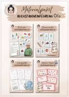 Vorschau - Arbeitsblätter - Buchstabeneinführung O - Materialpaket - Deckblatt