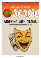 Vorschau - Unterrichtsreihen - WORKING WITH DRAMA (Materialpaket EF-Q2) - Deckblatt