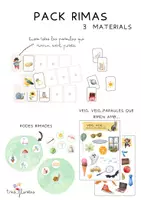 Vista previa - Hojas de trabajo - CONSCIÈNCIA FONOLÓGICA: PACK RIMES - Portada