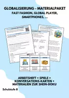 Vorschau - Stundenentwürfe - GLOBALISIERUNG Materialpaket Shein, Fast Fashion, Smartphones, Global Player - Deckblatt