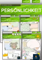 Vorschau - Arbeitsblätter - Persönlichkeitsanalyse - Themenpaket | Lerncoaching | Klasse 5-10 - Deckblatt