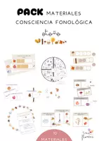 Vista previa - Tarjetas / Manipulativos - CONCIENCIA FONOLÓGICA: PACK MATERIALES OTOÑO - Portada