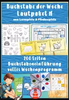 Vorschau - Stundenentwürfe - Über 200 Seiten Lautpaket Laut H - Buchstabeneinführung H mit vollem Wochenprogramm - kaum Vorbereitung - Buchstabe der Woche - Deckblatt