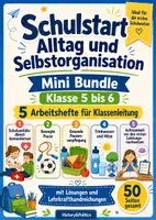 Vorschau - Arbeitsblätter - Schulstart Alltag und Selbstorganisation Mini Bundle Klasse 5 bis 6 5 Arbeitshefte für Klassenleitung - Deckblatt