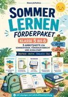 Vorschau - Arbeitsblätter - Sommerlernen Förderpaket Klasse 5 bis 6 - Deckblatt