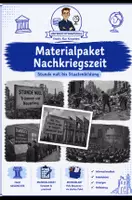 Vorschau - Arbeitsblätter - Nachkriegszeit - XXL Materialpaket - Sekundarstufe - Deckblatt