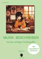 Vorschau - Unterrichtsreihen - Musik beschreiben mit den richtigen Fachbegriffen von Vivaldi bis Beethoven - Deckblatt