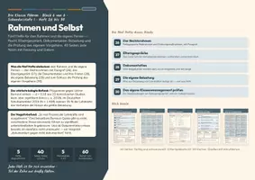 Vorschau - Stundenentwürfe - Rahmen und Selbst — Classroom Management, Heft 26 bis 30 im Paket - Deckblatt