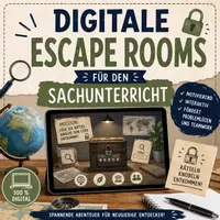 Vorschau - Spiele - Wachsendes Materialpaket - Digitale Escape Rooms im Sachunterricht - Deckblatt