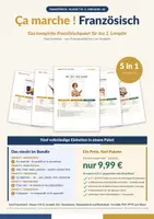 Vorschau - Stundenentwürfe - Ça marche ! Französisch im 2. Lernjahr · Bundle aus allen fünf Einheiten - Deckblatt
