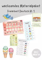 Vorschau - Spiele - Materialpaket - Freiarbeit (Klasse 1) - Deckblatt
