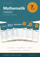 Vorschau - Arbeitsblätter - Mathematik 7 Realschule - Komplettpaket + Lernzielkontrollen - Deckblatt