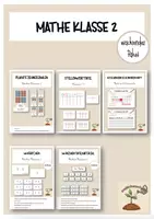 Vorschau - Arbeitsblätter - Materialpaket Mathe Klasse 2 - Deckblatt