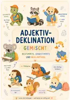 Vorschau - Arbeitsblätter - Adjektivdeklination - Deckblatt