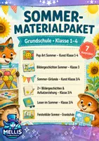 Vorschau - Arbeitsblätter - Sommer Materialpaket Klasse 1 2 3 4 - Deckblatt