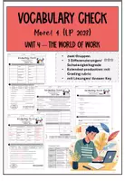 Vorschau - Arbeitsblätter - Materialpaket: More! 4 (LP 2023) Vocabulary checks (wachsendes Paket!) - Deckblatt