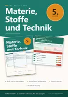 Vorschau - Arbeitsblätter - NT 5 Materie, Stoffe und Technik + Erarbeitungstexte - Deckblatt