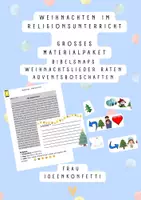 Vorschau - Arbeitsblätter - Materialpaket Weihnachten im Religionsunterricht - groß - Deckblatt