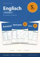 Vorschau - Arbeitsblätter - Englisch 5 Realschule - Komplettpaket + Lernzielkontrollen - Deckblatt