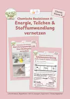 Vorschau - Stundenentwürfe - Chemische Reaktionen II: Energie, Teilchen & Stoffumwandlung vernetzen - Deckblatt