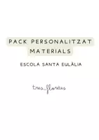 Vista previa - Hojas de trabajo - PACK materials escola Santa Eulàlia - Portada