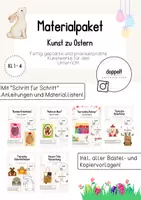 Vorschau - Stundenentwürfe - Materialpaket "Ostern" - KUNST | Klasse 1-4 - Deckblatt