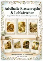 Vorschau - Poster - Fabelhafte Klassenregeln & Lobkärtchen – 24 Poster + 24 Lobkarten | Soziales Lernen & Werte - Deckblatt