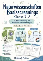 Vorschau - Arbeitsblätter - Naturwissenschaften Basisscreenings Klasse 7–8 - Deckblatt