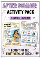 Aperçu - Préparation de séance / Séance complète - After summer · Activity pack - Page de couverture