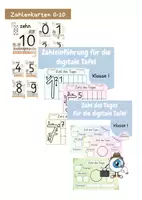 Vorschau - Arbeitsblätter - Materialpaket Zahleinführung - Deckblatt