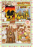 Vorschau - Stundenentwürfe - Materialpaket 4x Kunst im Herbst - Deckblatt