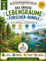 Vorschau - Stundenentwürfe - Wald, Wiese, Teich & See | Lebensräume Bundle | Sachunterricht Grundschule 3-4 - Deckblatt