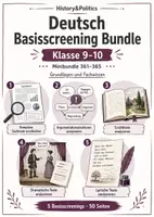 Vorschau - Arbeitsblätter - Deutsch Basisscreening Bundle Klasse 9–10 - Deckblatt