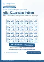 Vorschau - Arbeitsblätter - Wachsendes Materialpaket Klassenarbeiten Deutsch RS BW Klasse 9/10 Argumentatives Schreiben und Textverständnis Abschlussprüfung 2027 - Deckblatt