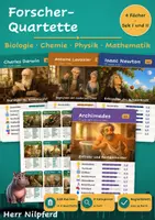 Vorschau - Spiele - Forscher-Quartette: Kartenspiele zu Biologie, Chemie, Physik und Mathematik - Deckblatt
