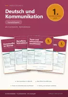 Vorschau - Arbeitsblätter - Deutsch Berufsschule Lehrjahr 1 Komplettpaket alle Lernbereiche - Deckblatt