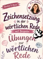 Vorschau - Arbeitsblätter - Materialpaket: Regeln und Übungen zur "Wörtlichen Rede" - Deckblatt