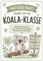 Vorschau - Arbeitsblätter - Materialpaket XXL - Klassentier Koala - Koalaklasse - Deckblatt