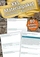 Vorschau - Arbeitsblätter - XXL Materialpaket – Geschichte Arbeitsblätter Klasse 5 bis 12 - Deckblatt