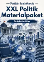 Vorschau - Arbeitsblätter - Politik / Sozialkunde Bundle Klasse 7-10 - Deckblatt