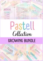 Vorschau - Poster - Growing Bundle I Materialpaket I Pastell Collection - Deckblatt
