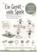 Vorschau - Arbeitsblätter - 120 Sportspiele mit nur einem Gerät | Mega-Bundle für spontanen Sportunterricht / 6 komplette Spielepakete mit Langbank, Reifen, Hütchen, Ball, Seilen & Turnmatten | wenig Vorbereitung – viel Bewegung - Deckblatt