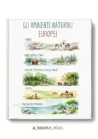 anteprima - Esercizi - Gli ambienti naturali europei tra natura e sfide ambientali - Pagina di copertina