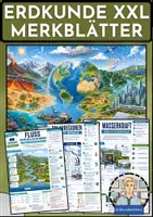 Vorschau - Merkblätter - Erdkunde XXL – 89 anschauliche Merkblätter für die Sekundarstufe I - Deckblatt